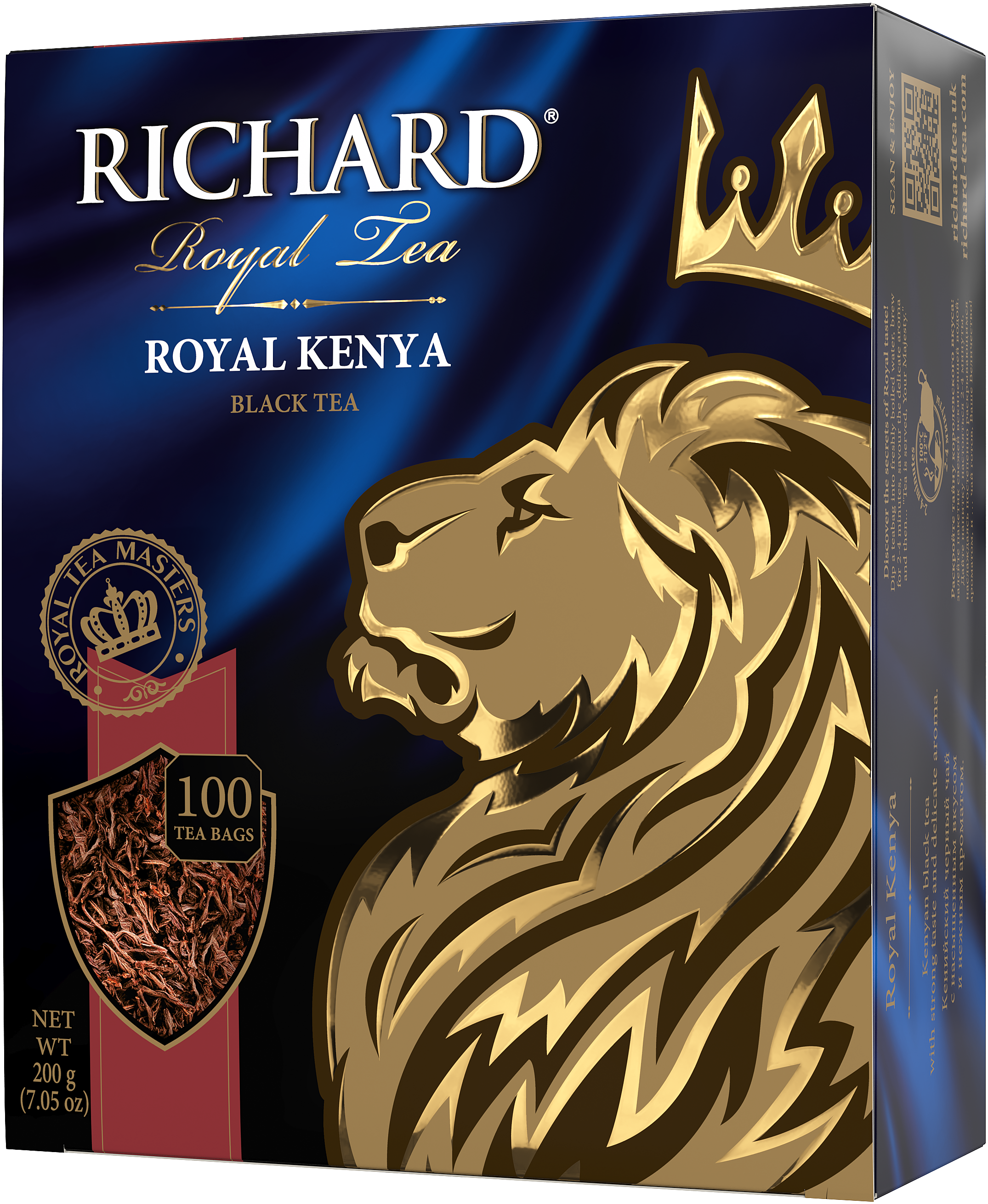 Tea Richard "Royal Kenya", black 100 bags, 200 g
