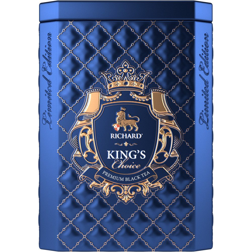 RICHARD KING'S & QUEEN'S CHOICE, King, must suurelehine tee, 80g - Richard Tea Estonia
