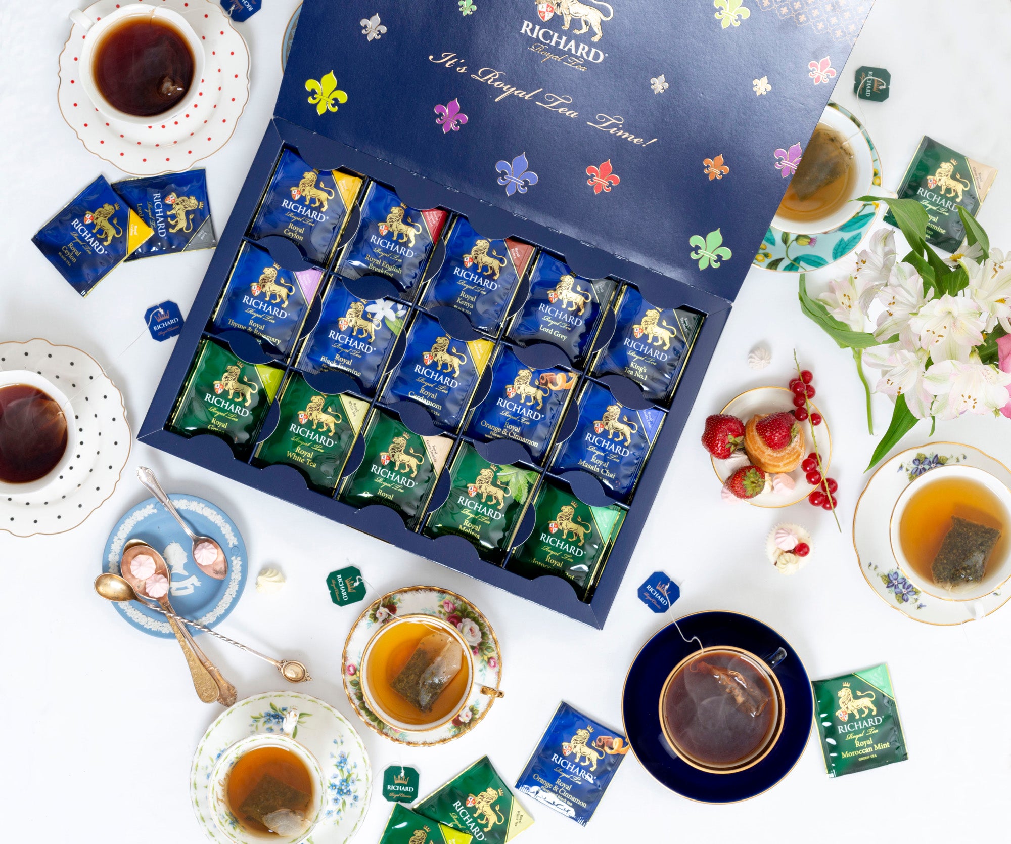 Richard Royal Tea Collection, tea bag set - 120 sachets, 15 flavours
